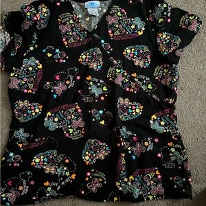 Love Butterflies Scrub Top